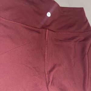 Lululemon Athletica Burgundy Leggings